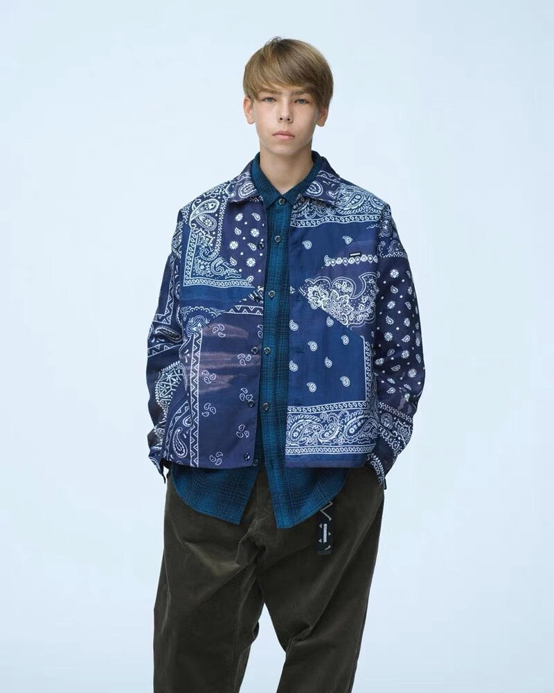 NEIGHBORHOOD Bandana Chopped Cotton Jacket