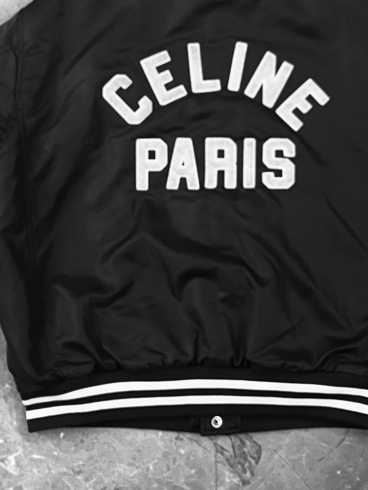 Celine Logo Bomber Jacket by Hedi Slimane