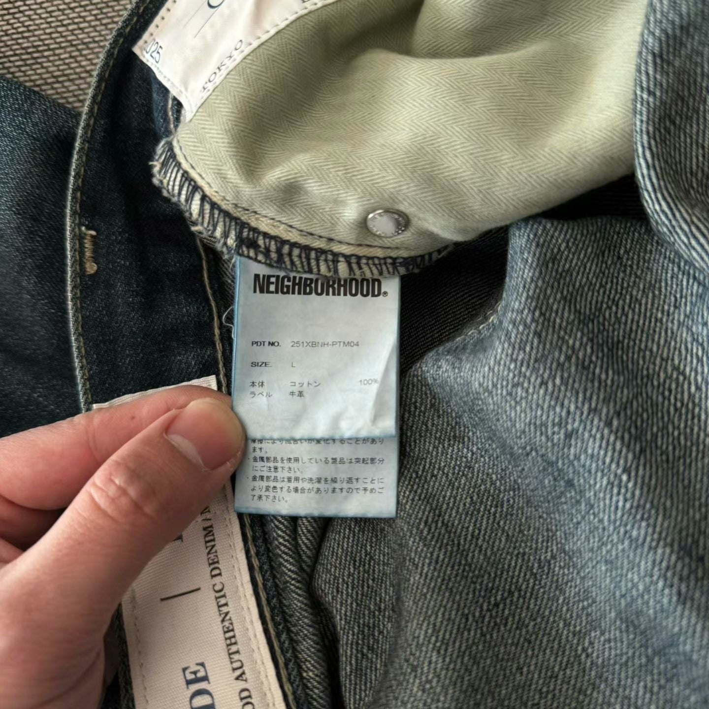 Neighborhood 25ss Basic Washed Jeans