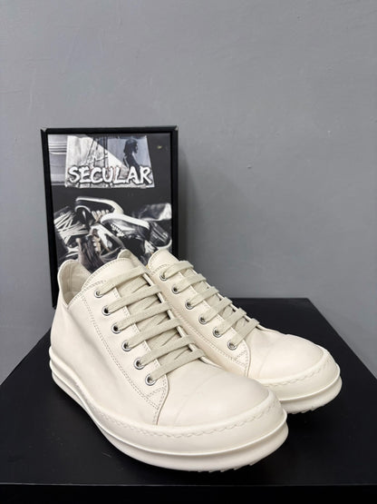 Rick Owens 25SS Low-Top Milk White