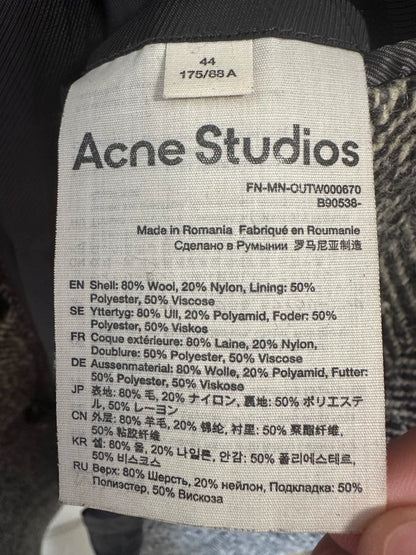 Acne Studios Wool Overcoat Size 44