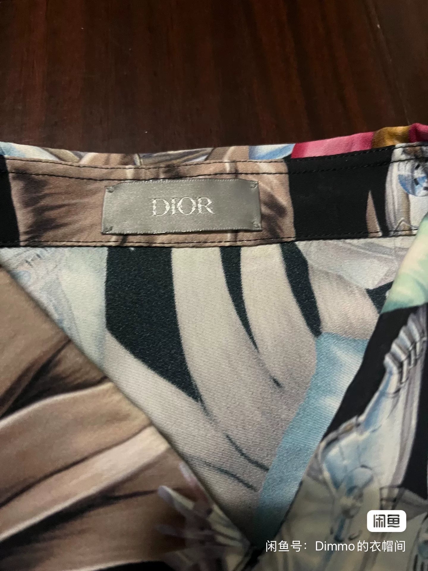 Dior Collaboration Robot Print Shirt