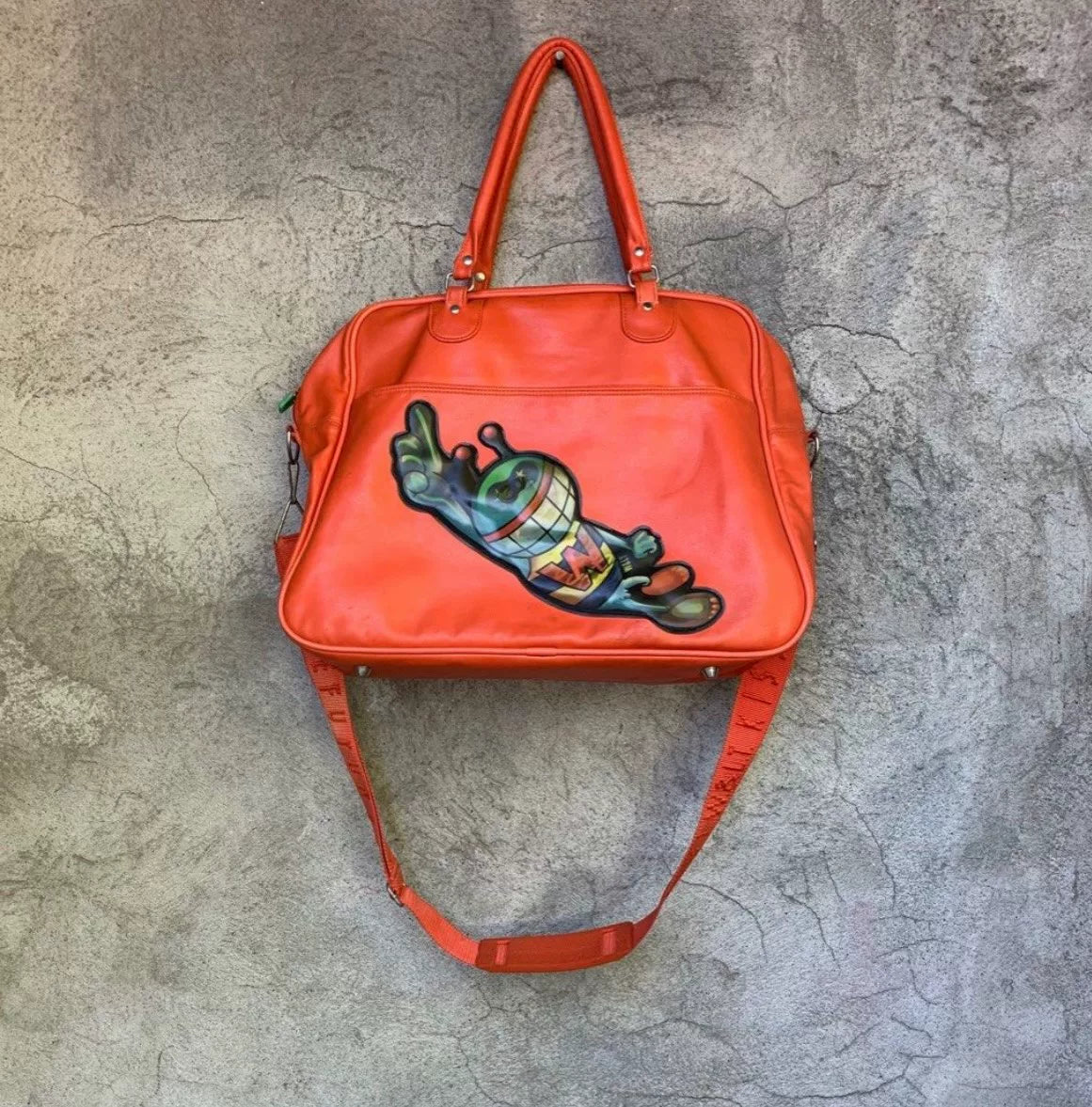 Walter Van Beirendonck Puk Puk 3D Orange Bag