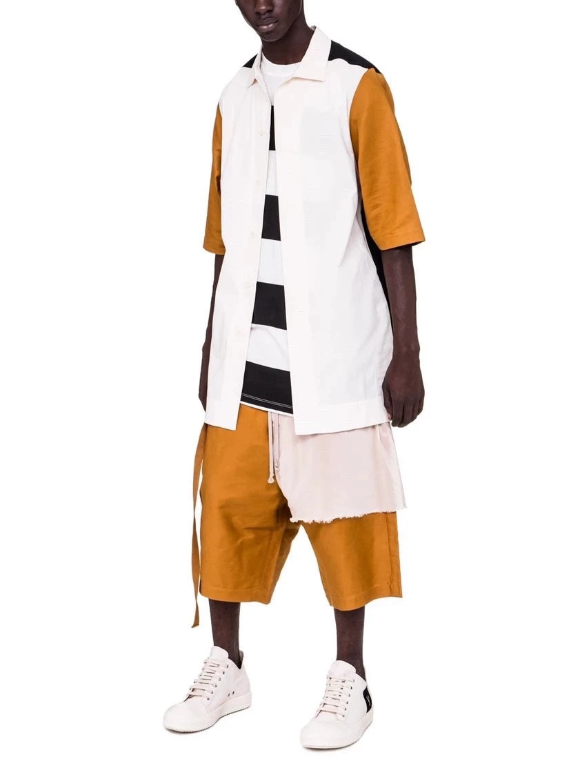 rick owens stylish cropped pants in xs