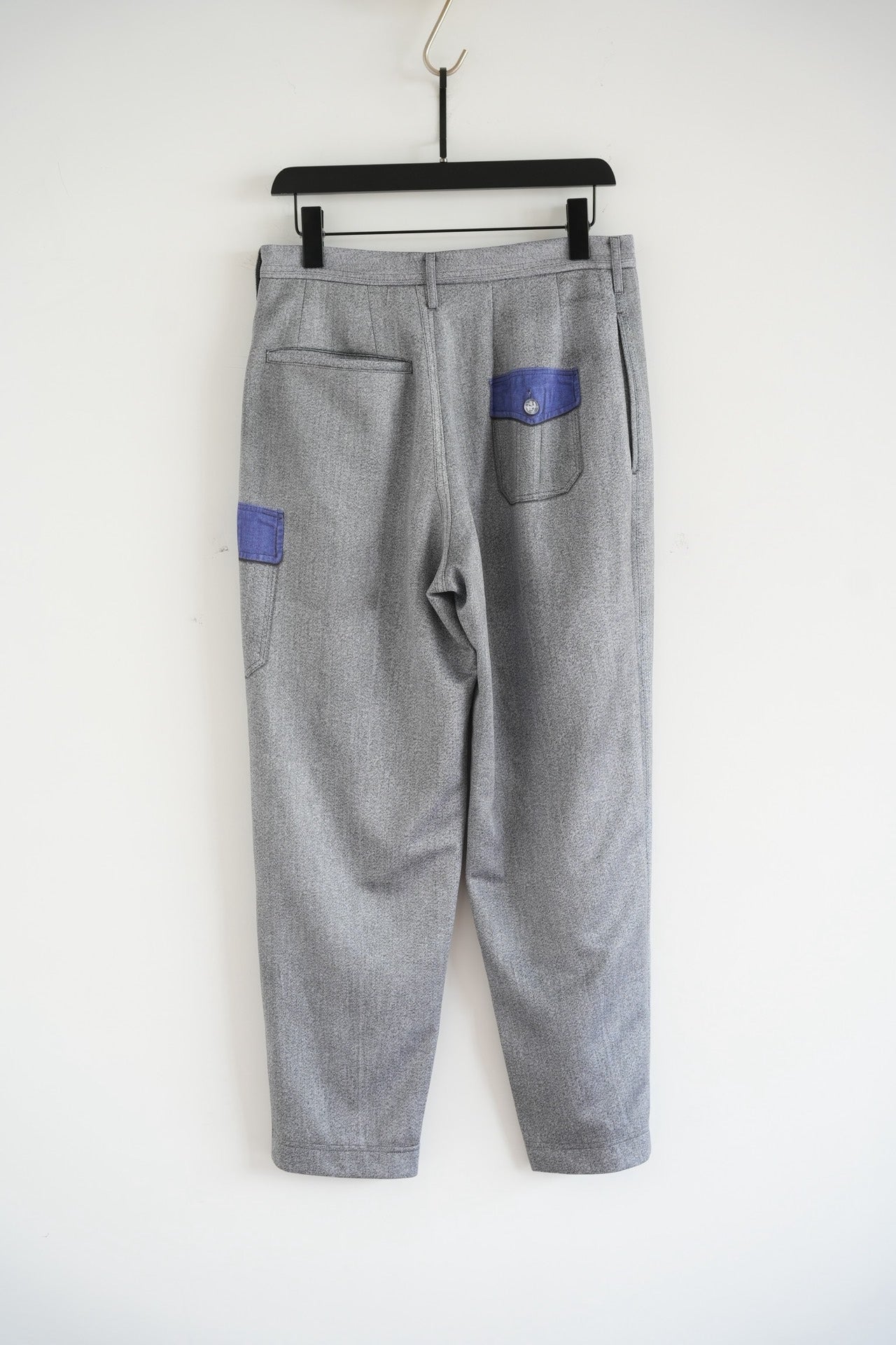Yohji Yamamoto 15SS Gray Fake Pocket Trousers