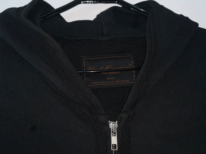 Undercover But Distressed Patchwork Long Sweatshirt