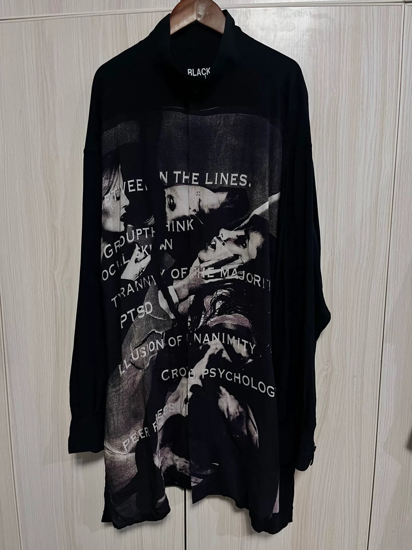 Yohji Yamamoto Portrait Collar Shirt