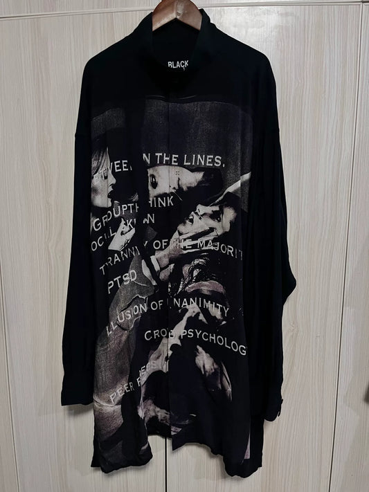 Yohji Yamamoto Portrait Collar Shirt