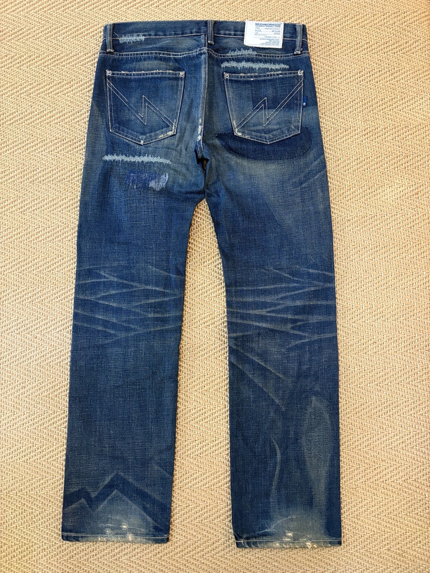 Neighborhood 2007 Distressed Denim Jeans