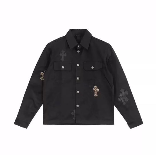 Chrome Hearts Workdog Leopard Patch Jacket