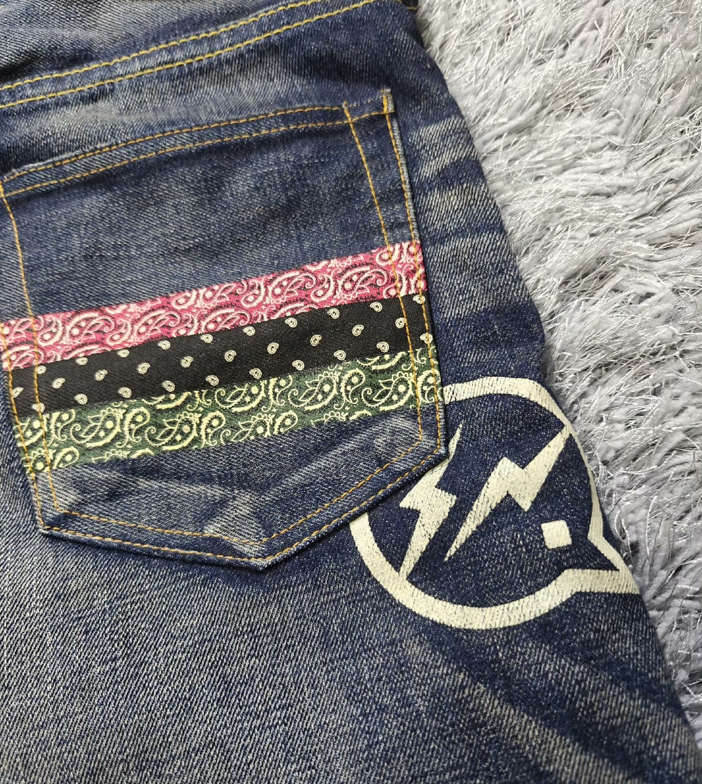 CLOT x Vanquish x Fragment RGB Denim Jeans
