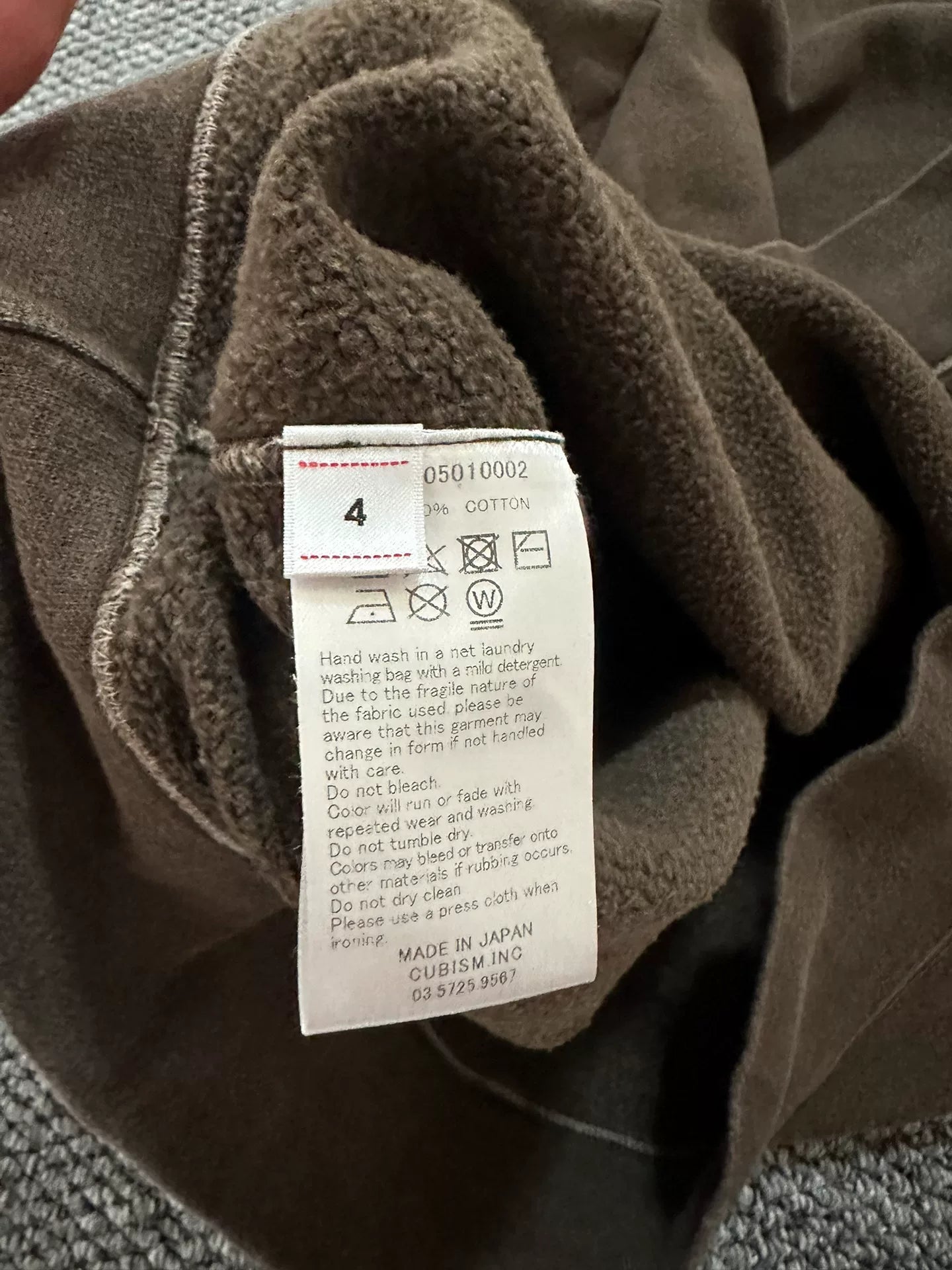 visvim Mud-Dyed 3/4 Sleeve Top