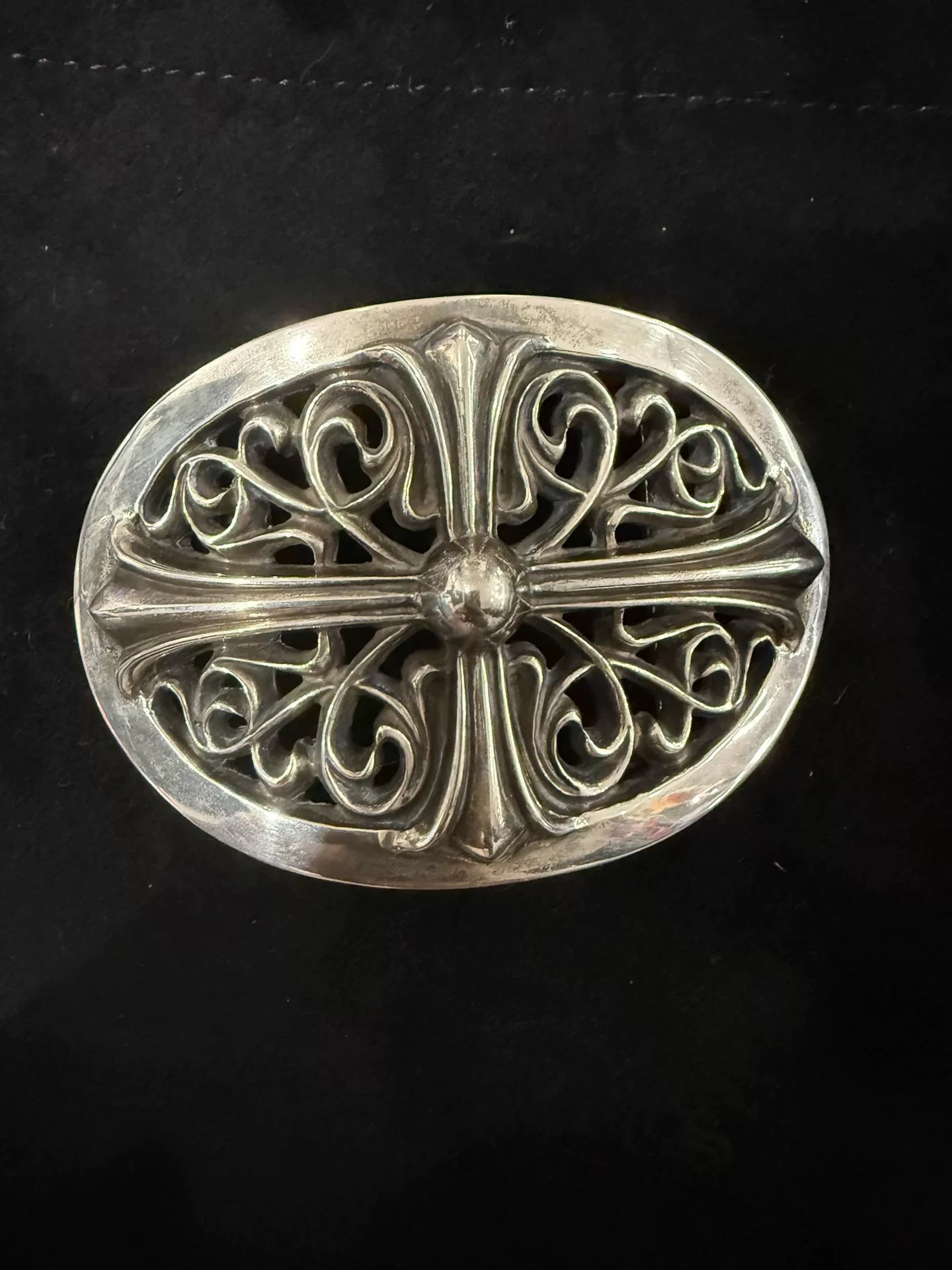 Chrome Hearts Oval Keeper Belt Buckle