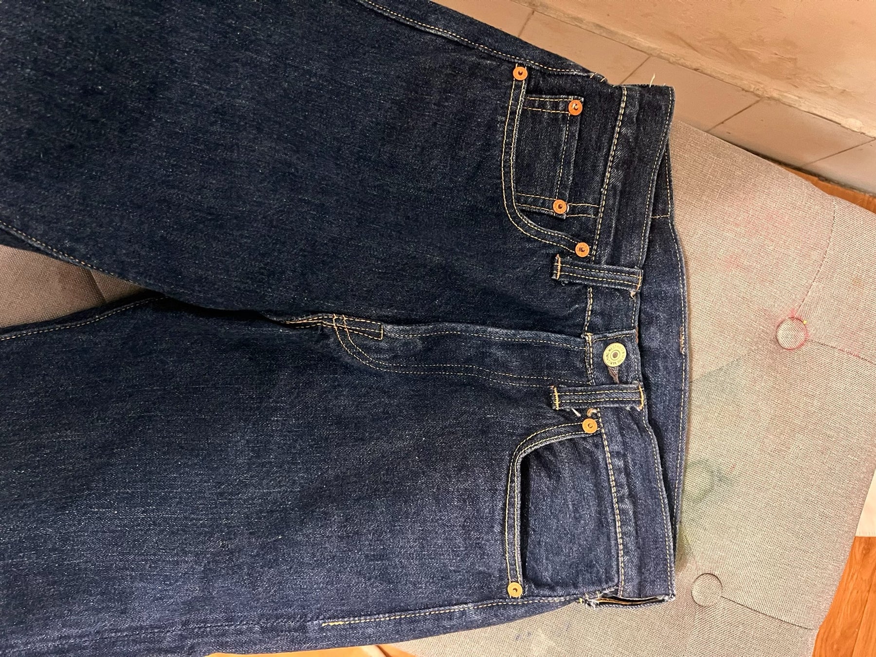 FREEWHEELERS 601XX 1951 Raw Denim Jeans 28