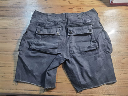 RRL Ralph Lauren Vintage Distressed Blue Shorts