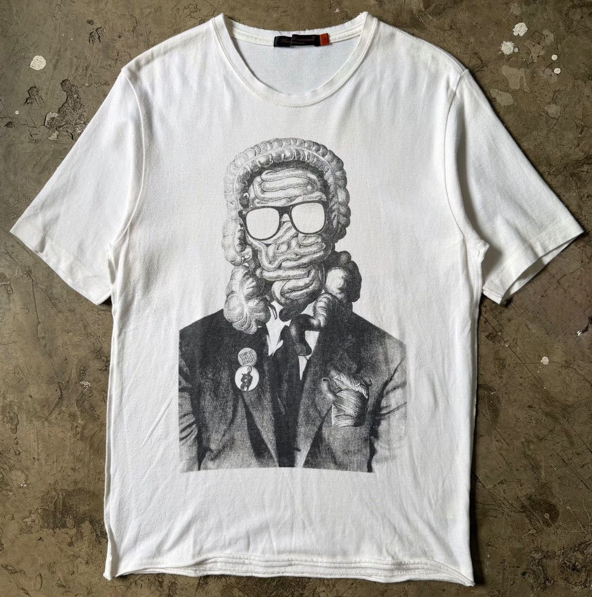 Vintage Undercover AW2004 Intestine Head Tee
