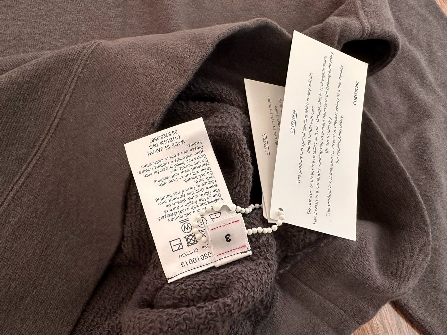 visvim jumbo sweat uneven dye sweatshirt