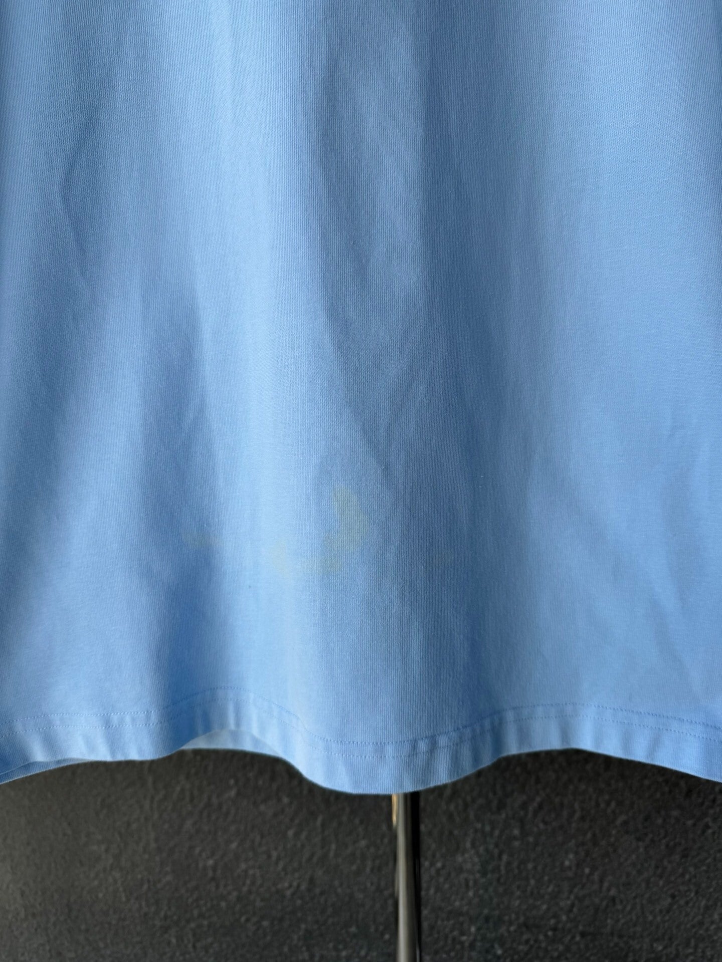 Dior Embroidered Blue Short Sleeve Shirt