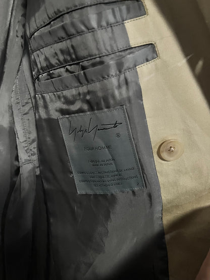 Yohji Yamamoto 24AW Slogan Fringe Coat