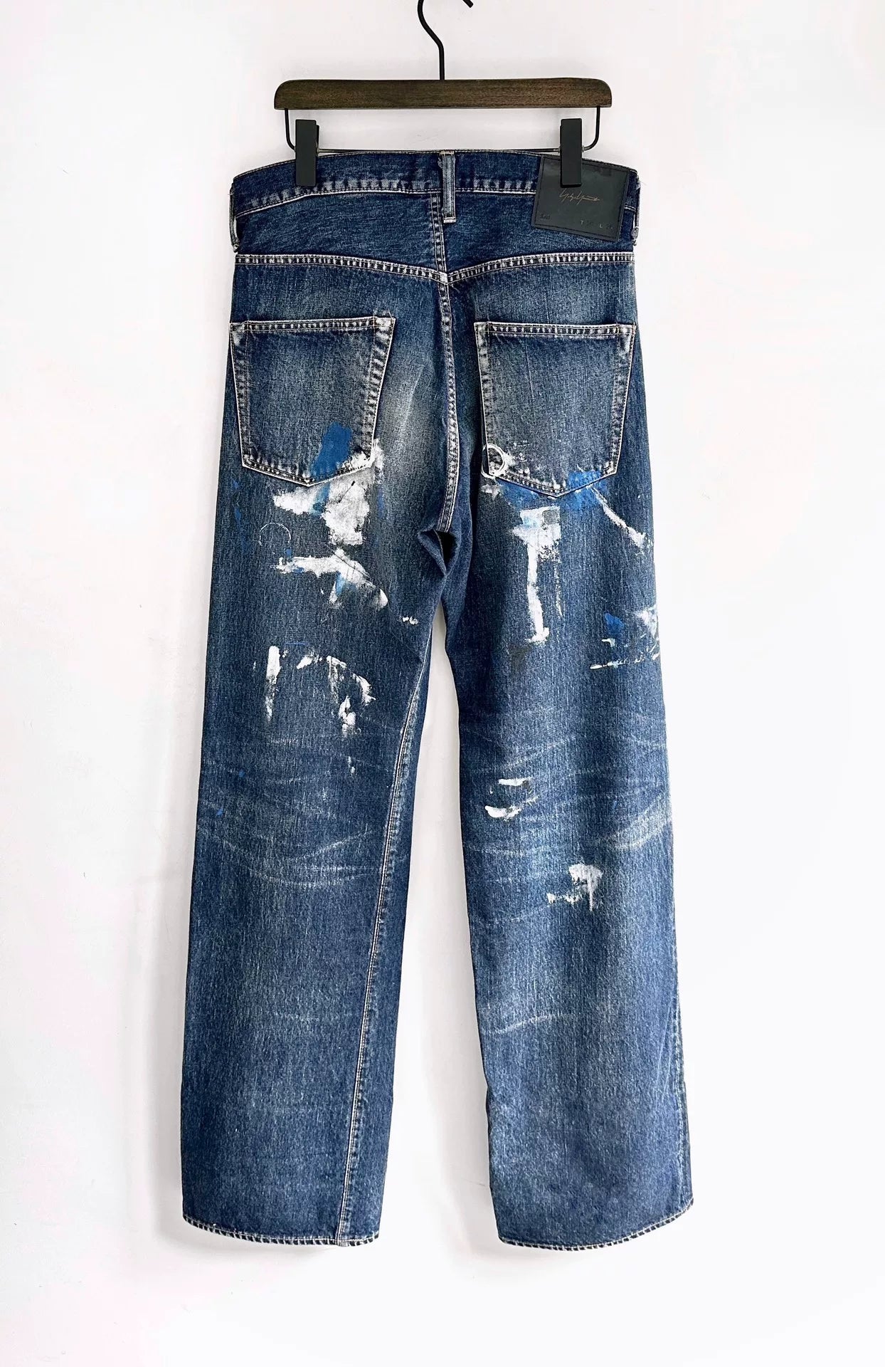 Yohji Yamamoto 2002 Hand-Painted Jeans