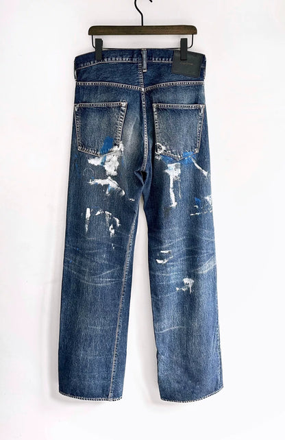 Yohji Yamamoto 2002 Hand-Painted Jeans