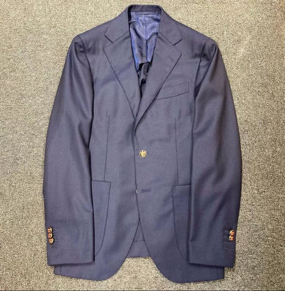 beams f gold button blazer jacket