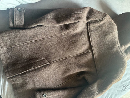 visvim commodore brown wool coat