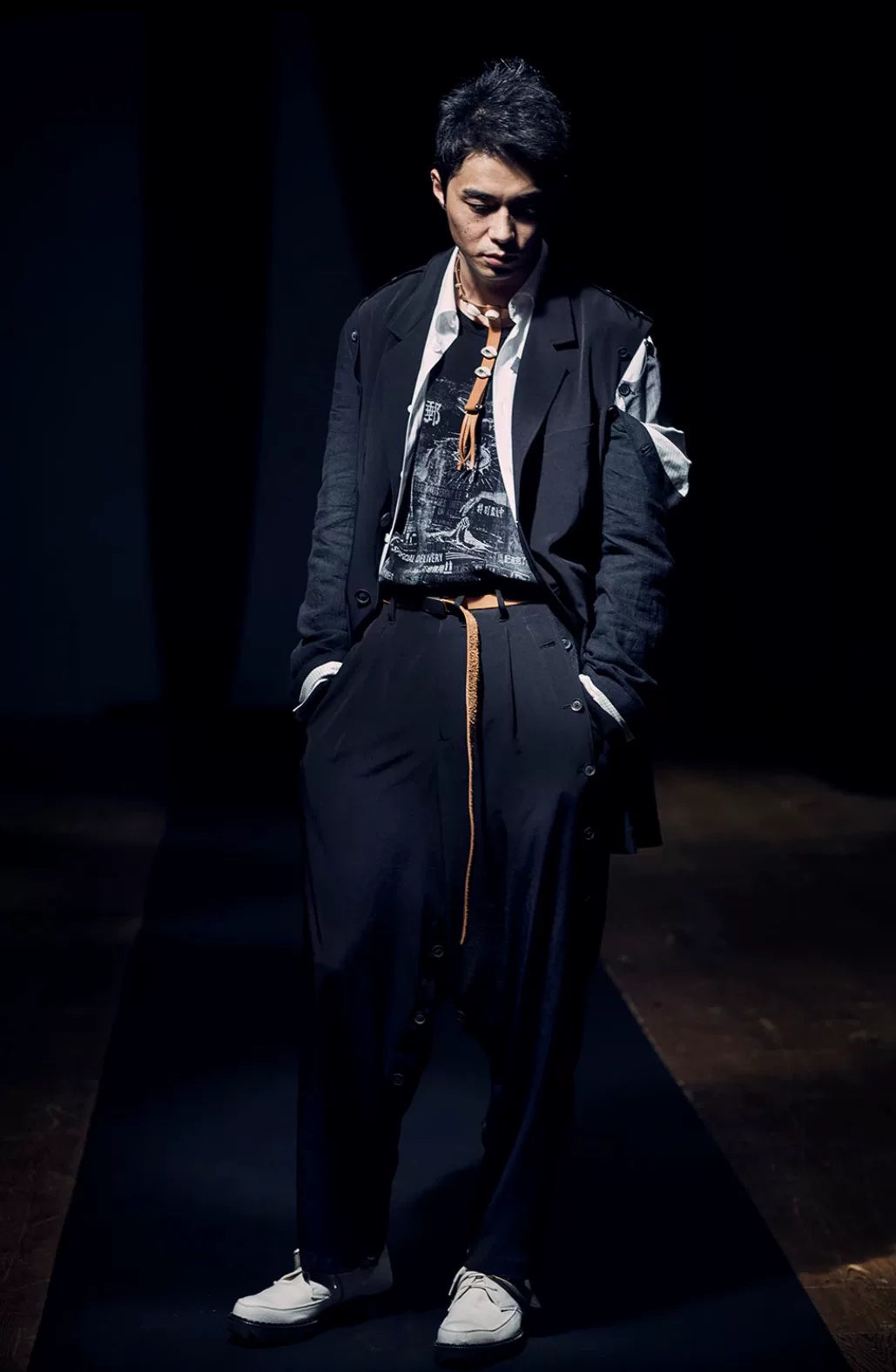 Yohji Yamamoto 21SS Structured Button Pants