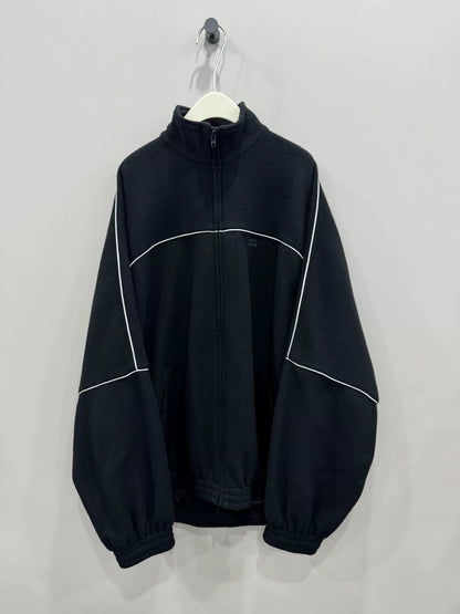 Balenciaga SportyB Embroidered Fleece Jacket Size 50