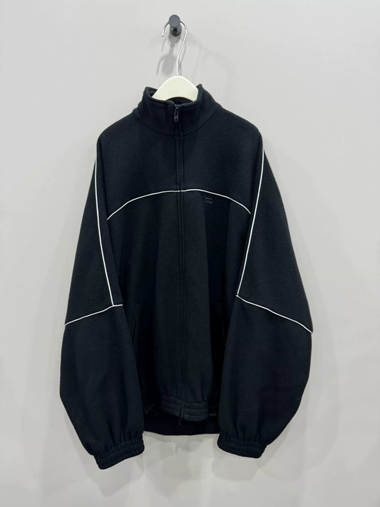 Balenciaga SportyB Embroidered Fleece Jacket Size 50