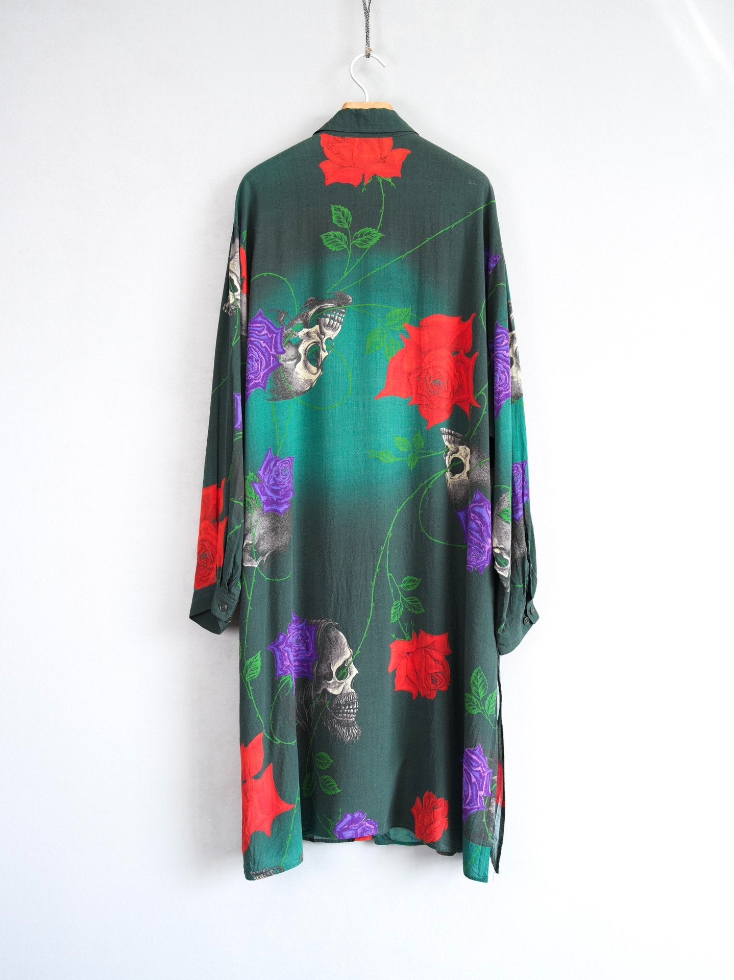 Yohji Yamamoto 18SS Skull Rose Shirt