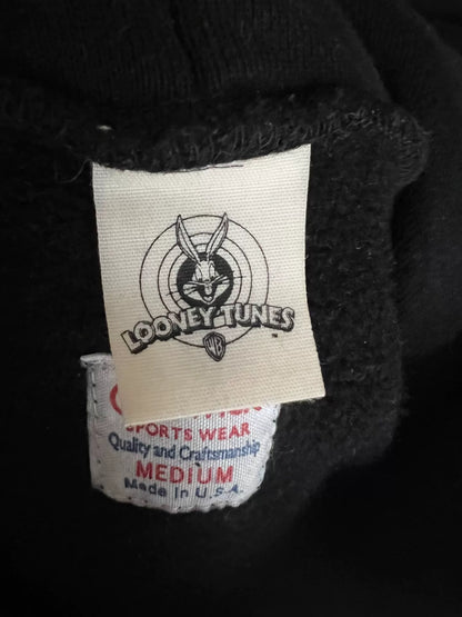 vintage road runner black hooded sweatshirt