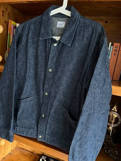 limited edition blue-dyed denim jacket