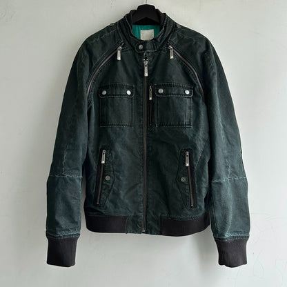 diesel vintage detachable zip jacket