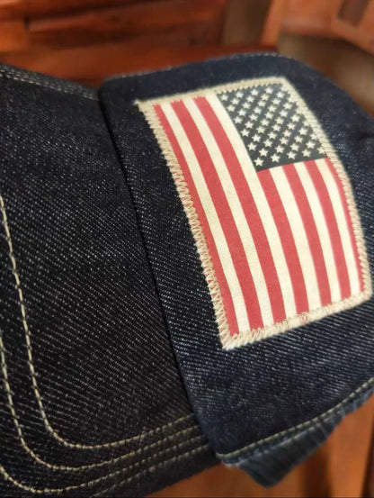 RRL Vintage Embroidered Trucker Hat