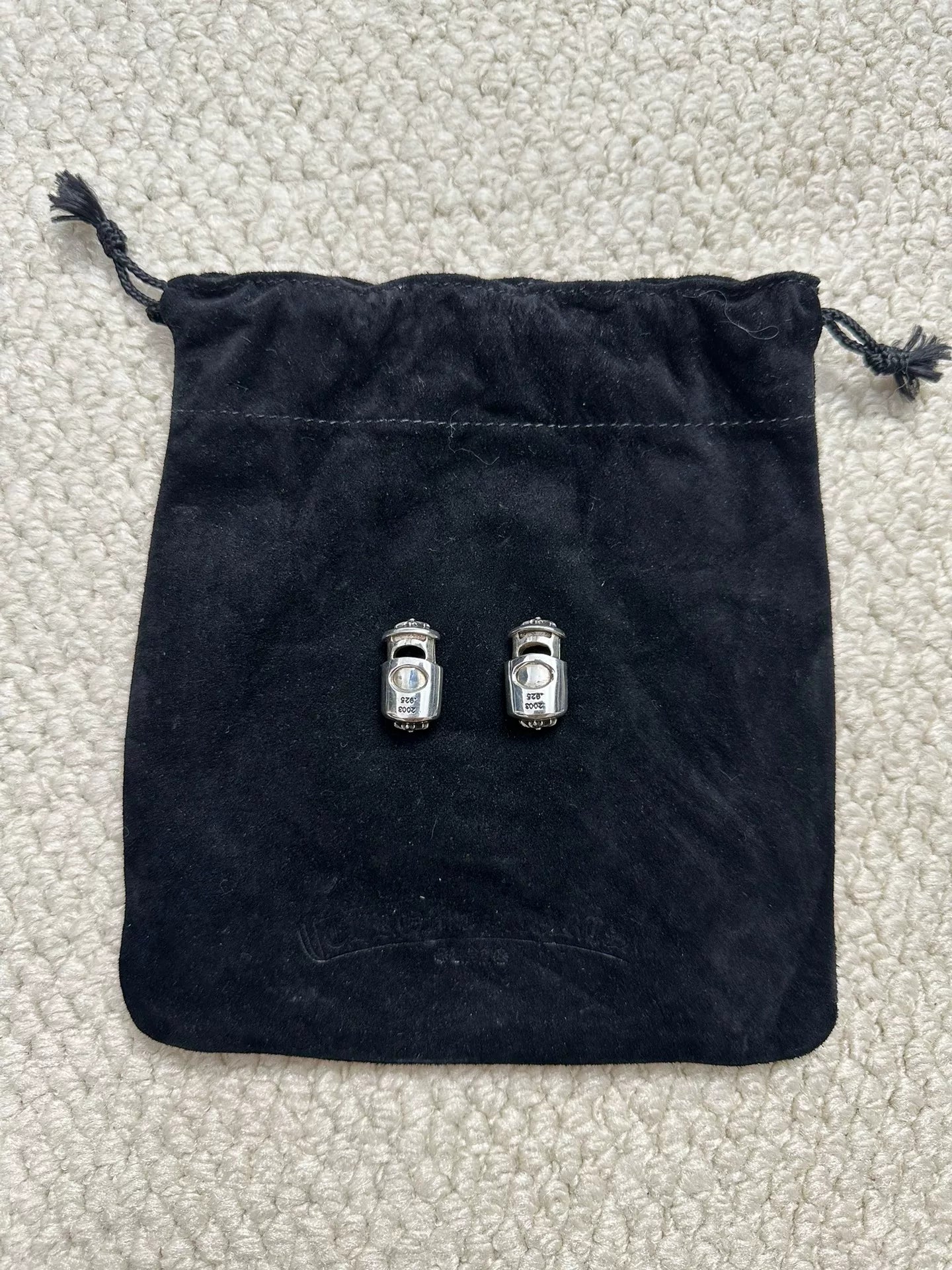 Chrome Hearts Shoelace Buckles Pair