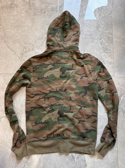 Ralph Lauren Camouflage Distressed Hoodie Jacket
