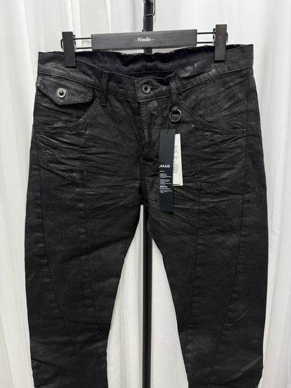Julius 7 Distressed Spiral Denim Pants