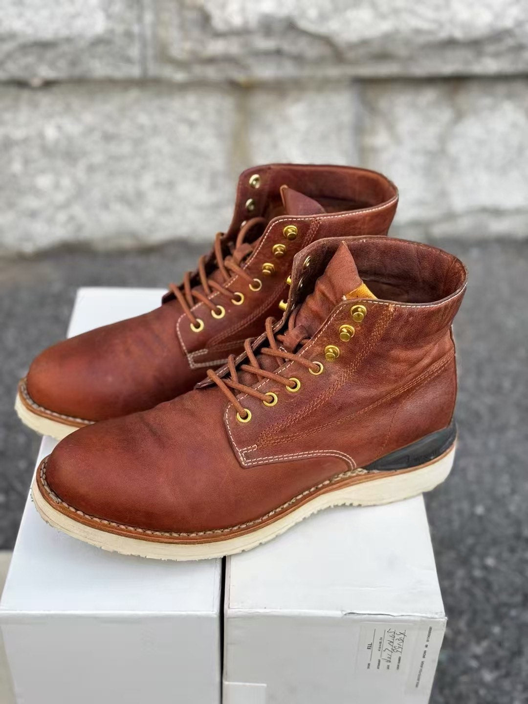 Visvim Virgil Folk Kngr Brown Boots