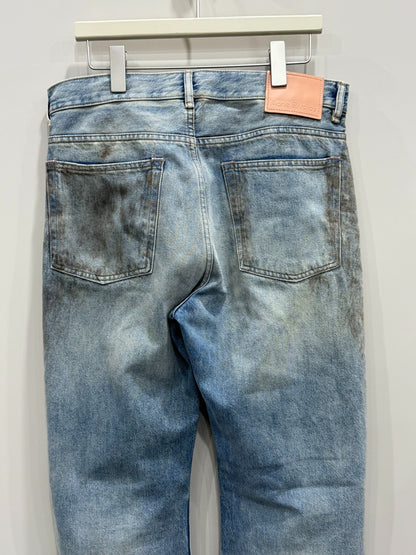 ance studio 2021m mud-dyed denim pants