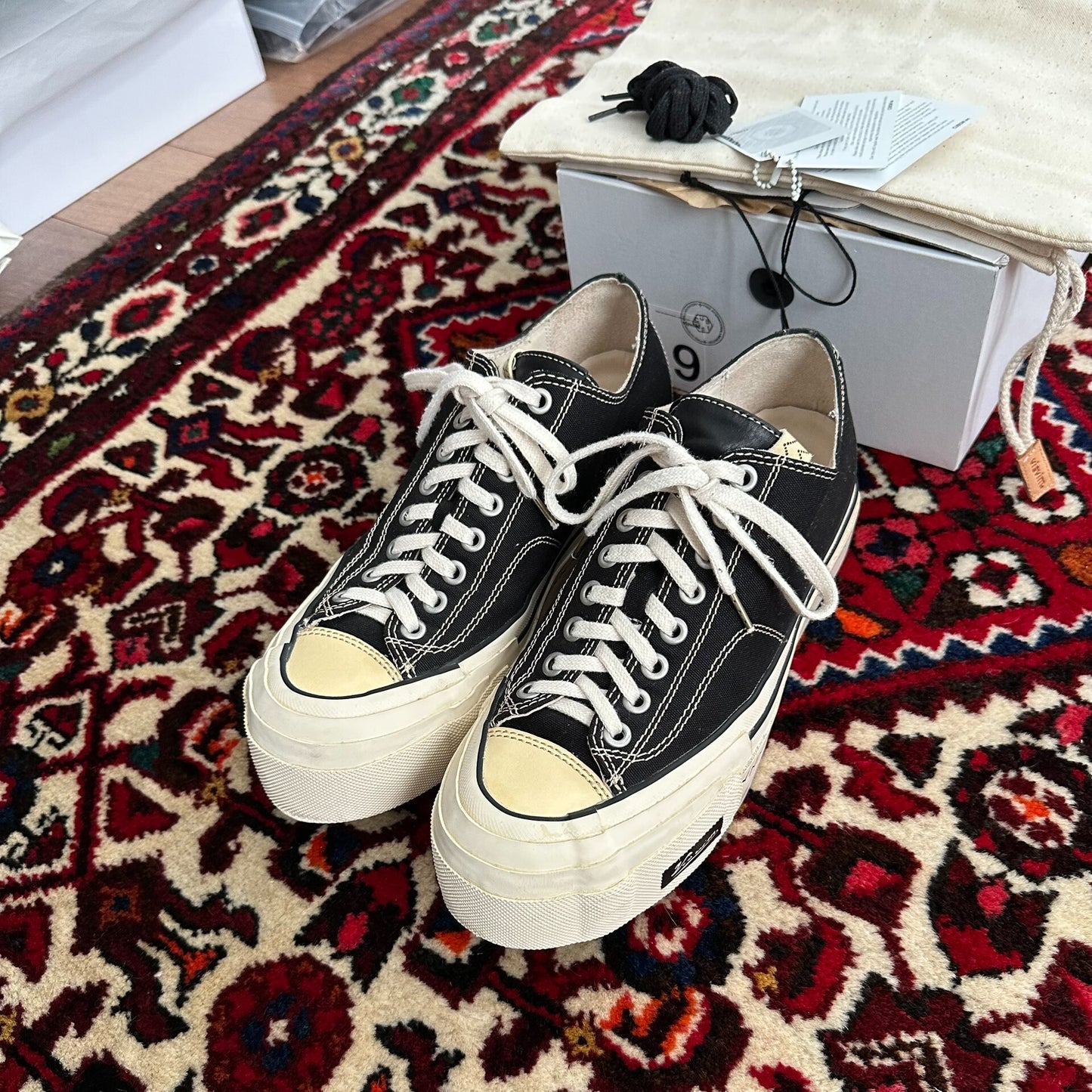 Visvim Skagway Canvas Sneakers Size 9