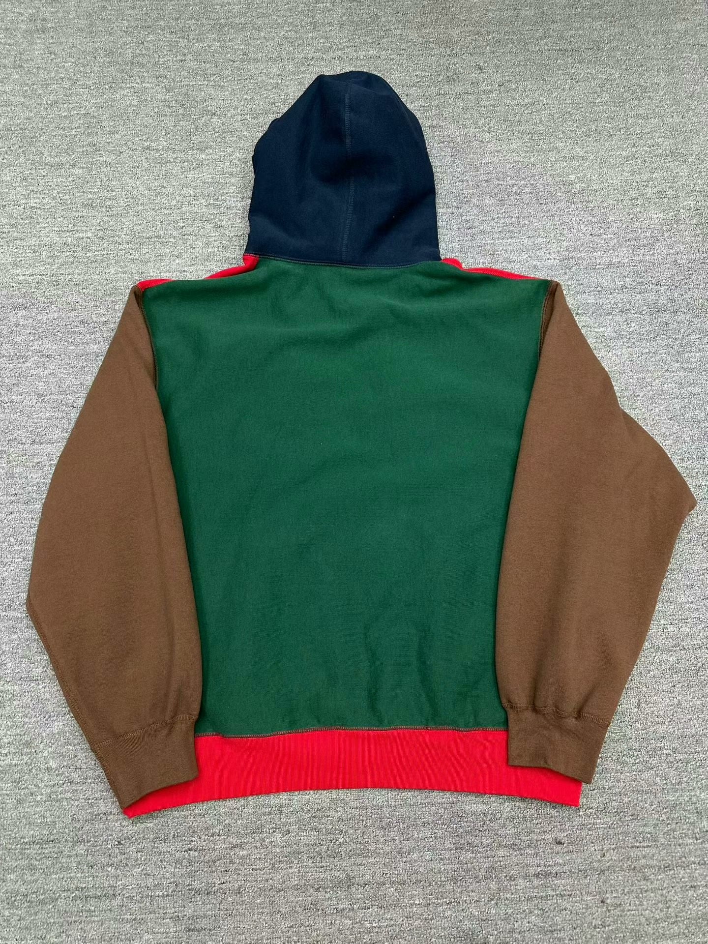 supreme 24ss color block bogo hoodie