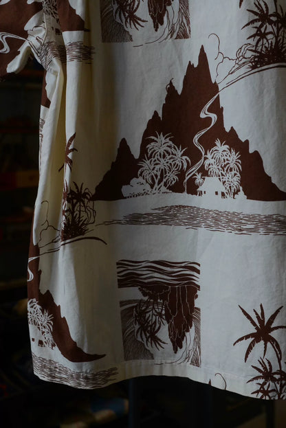 SunSurf Palm Tree Aloha Cotton Shirt
