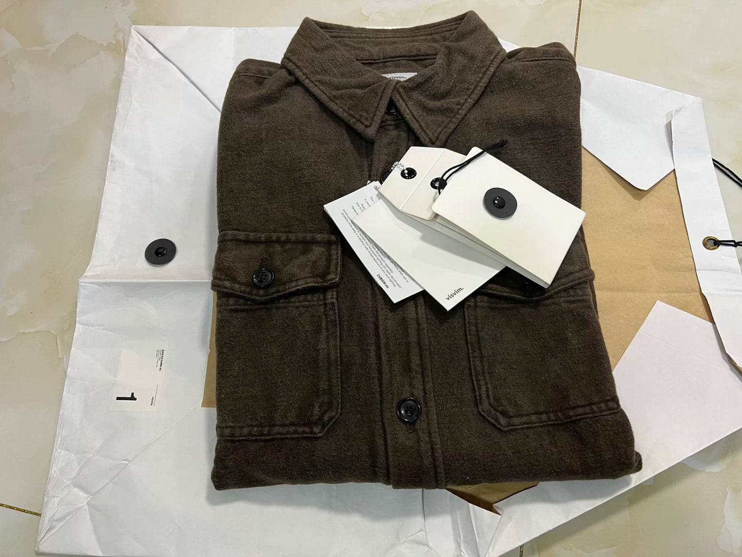 visvim 17AW Black Elk Flannel Limited