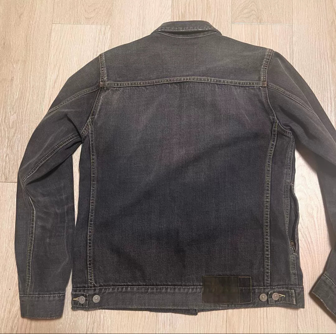 VISVIM Black Gray Classic Denim Jacket