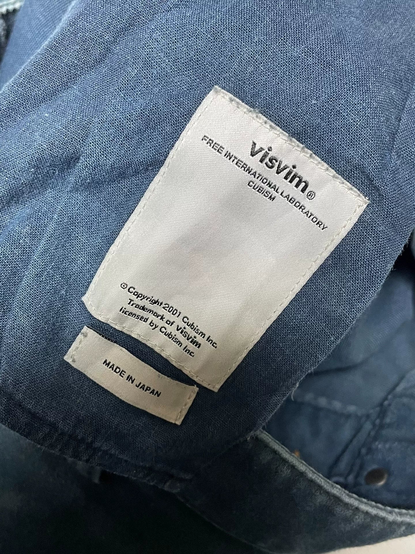 visvim n.d pants natural dyed long trousers