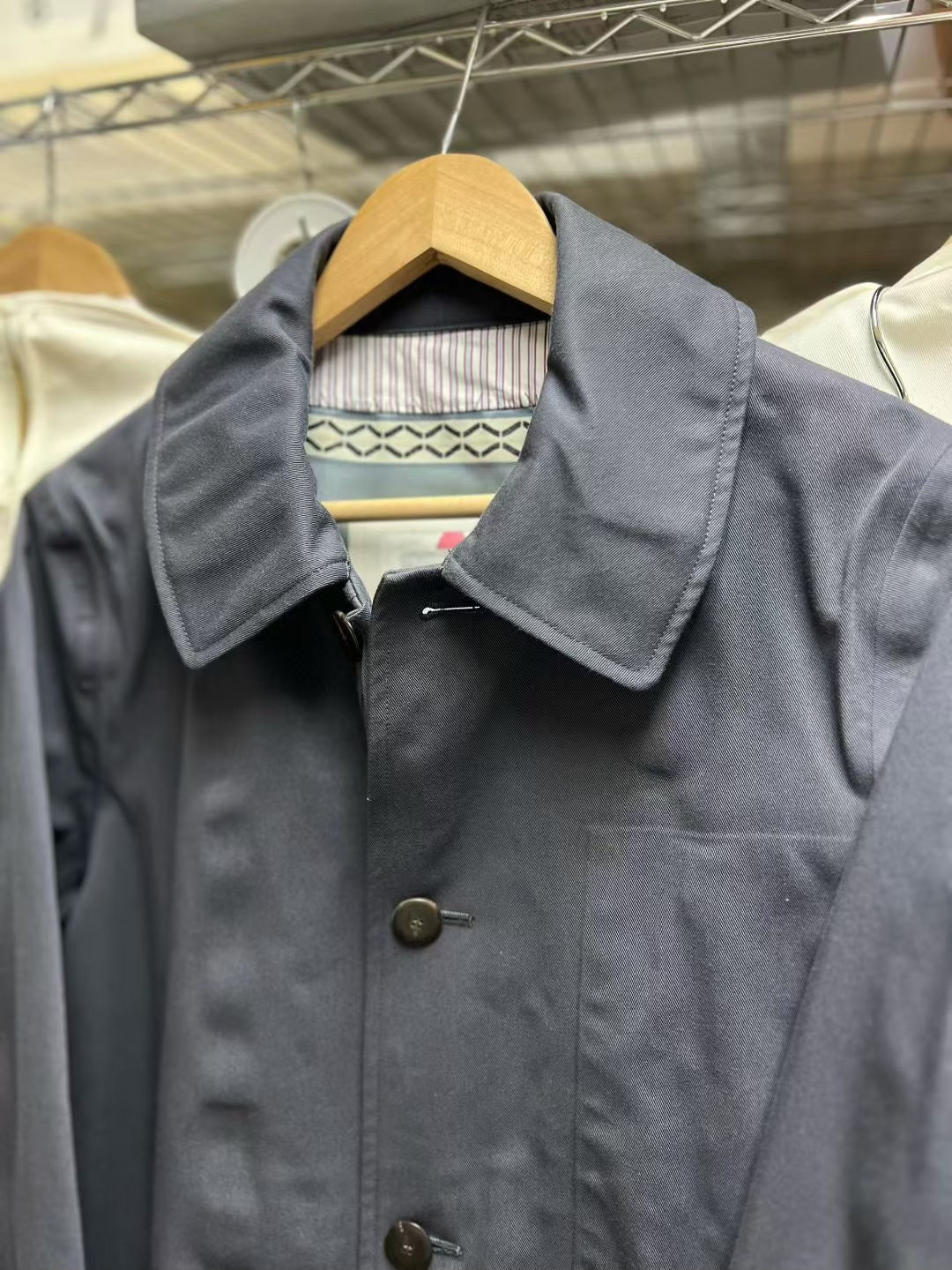 VISVIM Herge Coat 3L GORE-TEX Navy Size 2