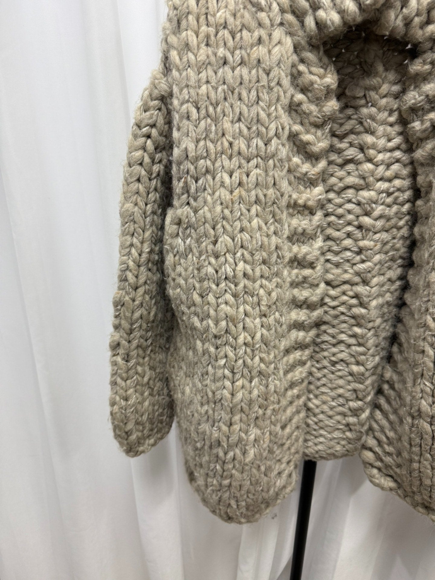 Yohji Yamamoto Thick Knit Sweater Coat