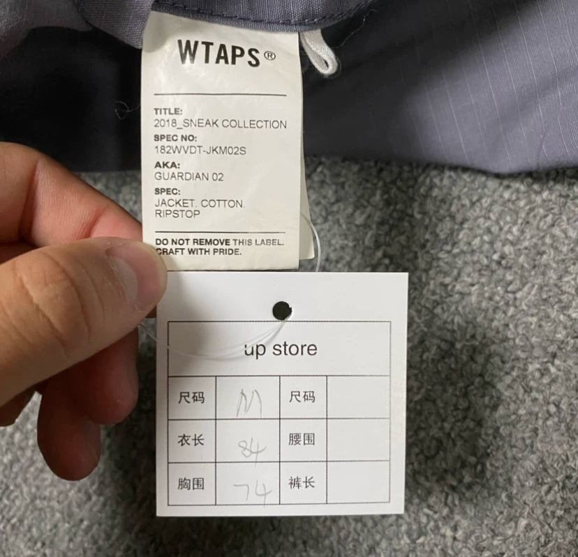 WTAPS 18AW GUARDIAN Bone Trench Coat
