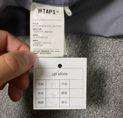 WTAPS 18AW GUARDIAN Bone Trench Coat